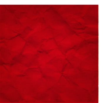 Red Crushed  Paper