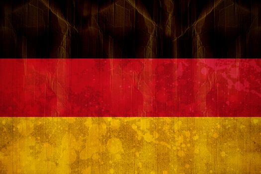 Germany flag in grunge effect