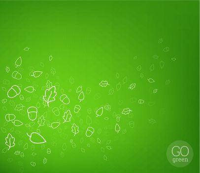  Abstract nature fly background. Vector illustration.