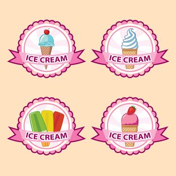 ice cream label
