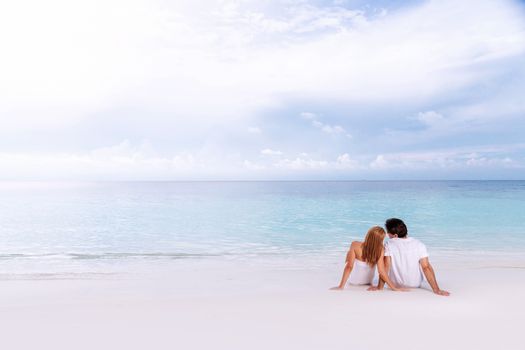 Romantic date on the beach