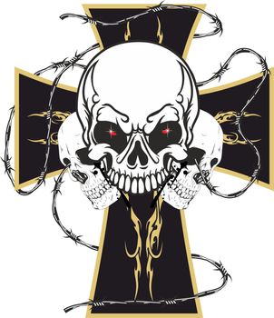 cross skull