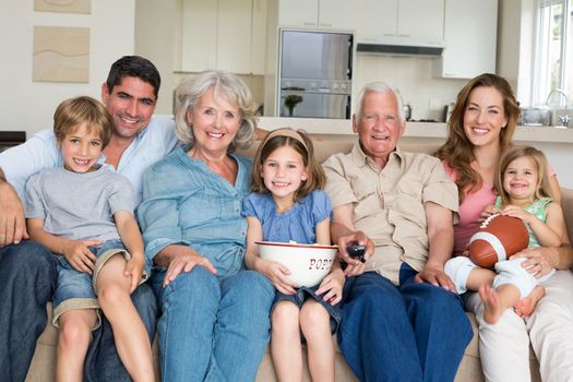 Multigeneration family spending leisure time