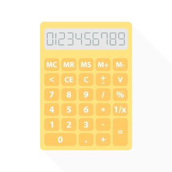 yellow calculator
