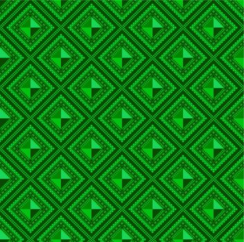 Seamless pattern green abstract shape color background 