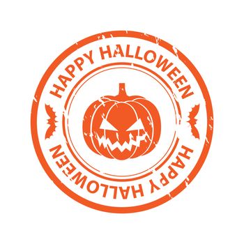 Halloween rubber stamp