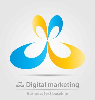 Digital marketing business icon