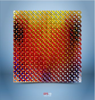 Mosaic gradient geometric background