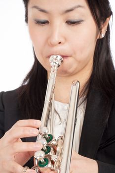 Portrait of a Female Trumpet Player 
