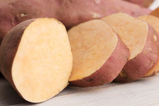 Fresh Organic Orange Sweet Potato