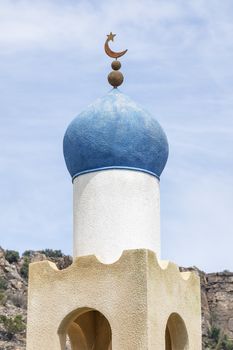 Closeup mosque Saiq Plateau