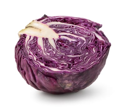 Half of cabbage