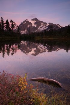 Mount Mt. Shuskan High Peak Picture Lake North Cascades