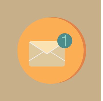 postal envelope. e-mail symbol . icon envelope.