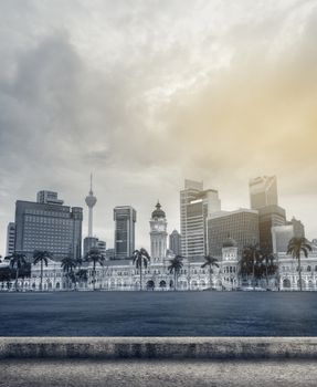 Malaysia city skyline