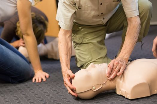First aid CPR seminar.
