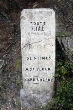 milestone dating from the French monarchy