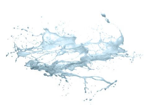 Milk or paint splash, isolated on white background