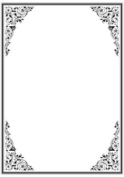 Frame with ornament_03