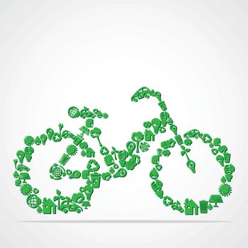green eco iconic bicycle