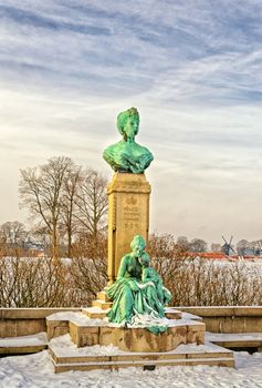 Monument to the princess Marie in Copenhagen, Denmark