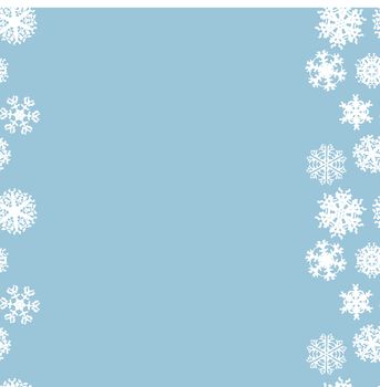 Snowflakes Winter seamless texture, endless pattern