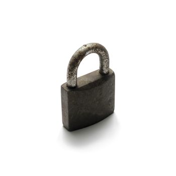 old padlock with rust