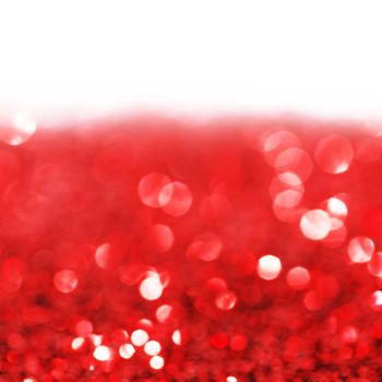 Red twinkling lights background