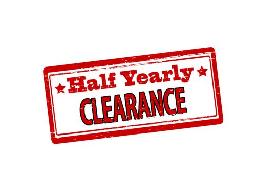 Half yearly clearance