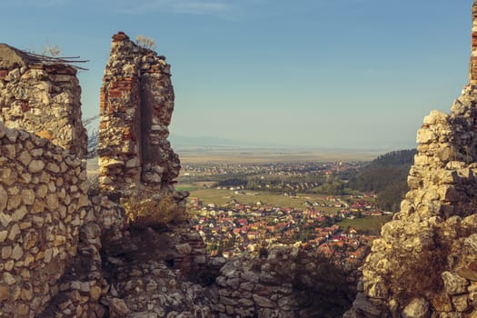 Rasnov citadel ruins