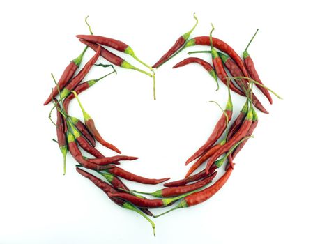 heart of chili pepper 