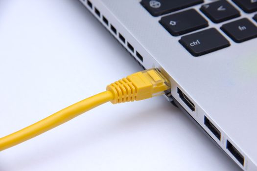 Ethernet cable connected to your computer