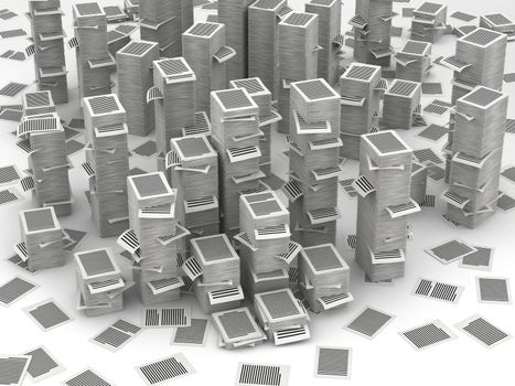 Pages paper stacks 3d isometry