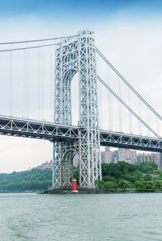 George Washington Bridge from Hudson, New York