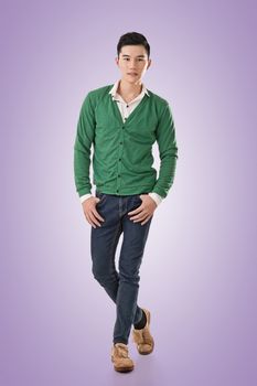 Handsome young Asian man