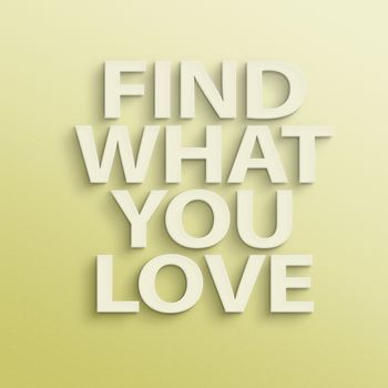find what you love