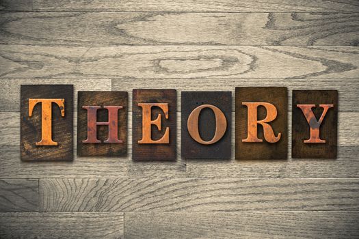 Theory Wooden Letterpress Concept
