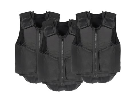 Bulletproof vest. Isolated on white.