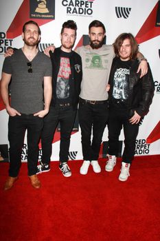 Bastille Red Carpet Radio presents Grammys Radio Row Day 1 at the Staples Center in Los Angeles, CA/ImageCollect