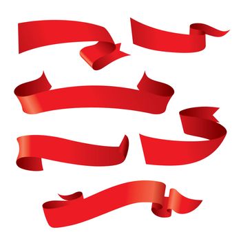 red ribbon patterns