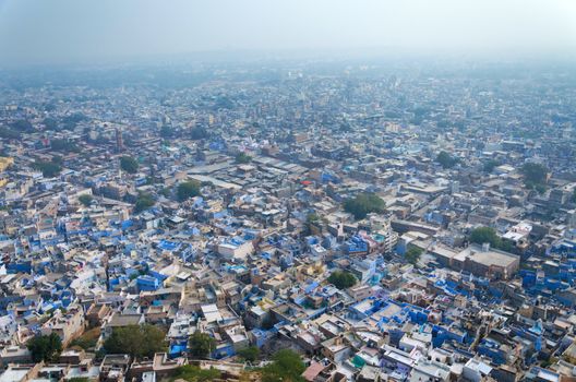 View of Jodhpur, the Blue City