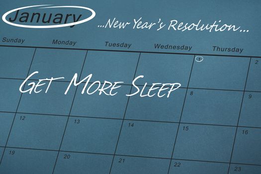 Composite image of new years resolution