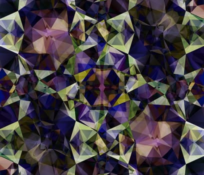 Ethnic pattern. Abstract kaleidoscope 