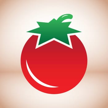 Tomato vector symbol