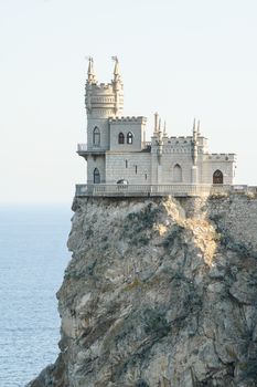 Beautiful Swallow's Nest Castle on the Rock, Crimea, Ukraine