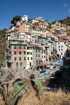 Riomaggiore - one of the cities of Cinque Terre in italy