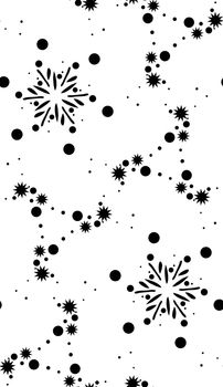Repeating Stars and Snowflakes