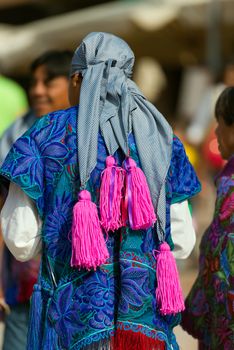 Mexican Dress - Zinacantan Chiapas Mexico