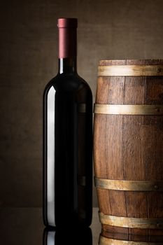 Wine in bottle