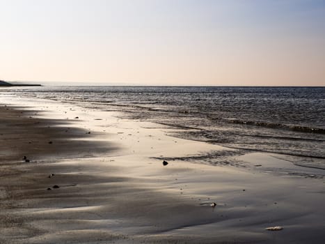 Sand beach in Baltic sea, dune of pyla